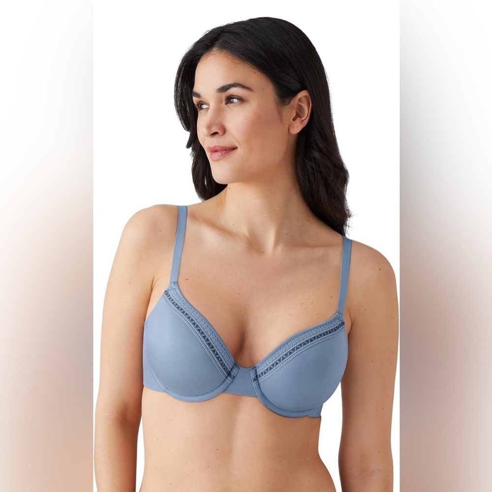 Wacoal Perfect Primer Contour Blue Padded Underwire Convertible Bra Size 32DD